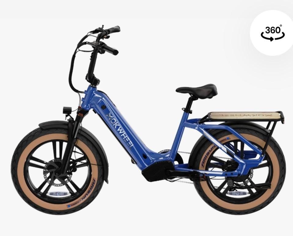 Scoria E-Bike includes Front/Back Fenders, Rear Rack.