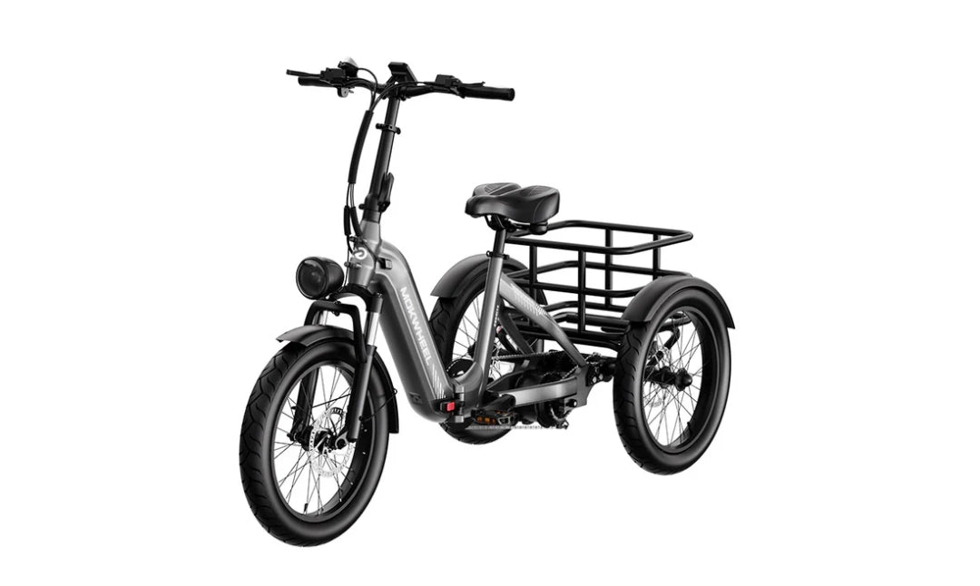 Granite ( Folding 3 Wheeled ) E-Trike - Includes Fenders and Rear Basket