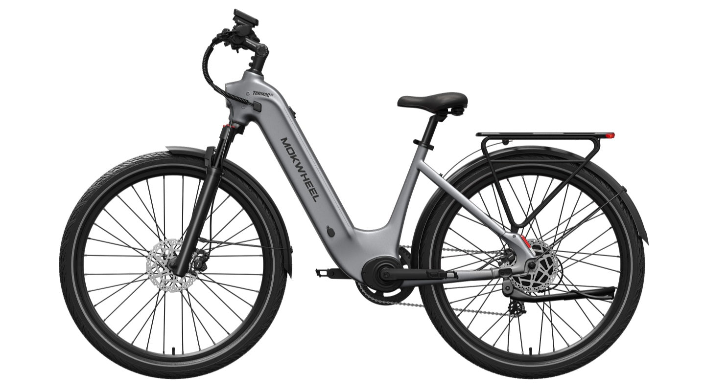 Tarmac ST E-Bike - Pickup Only - See description for details ( Front Suspension, Step Thru ) with Free Basic 5 Accessory Pack ( $355 Value for Free! ) ) with Free Basic 5 Accessory Pack ( $355 Value for Free! ) Includes Front/Back Fenders, & Rear Rack