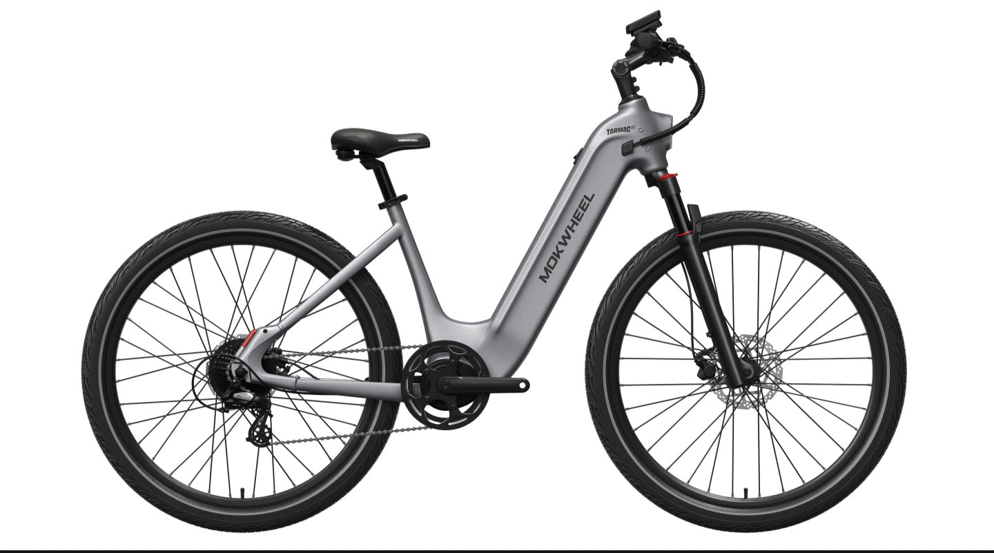 Tarmac ST E-Bike - Pickup Only - See description for details ( Front Suspension, Step Thru ) with Free Basic 5 Accessory Pack ( $355 Value for Free! ) ) with Free Basic 5 Accessory Pack ( $355 Value for Free! ) Includes Front/Back Fenders, & Rear Rack