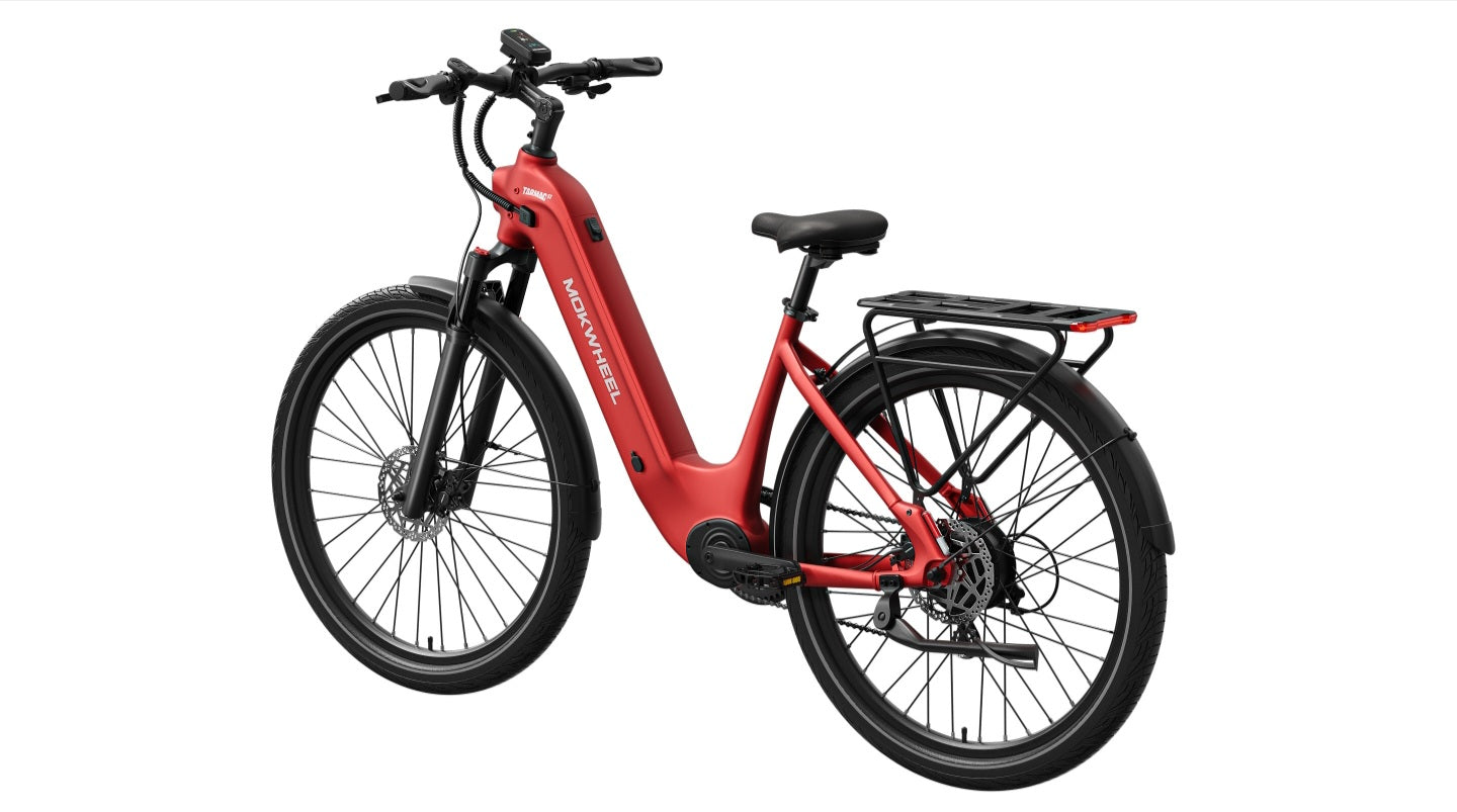 Tarmac ST E-Bike - Pickup Only - See description for details ( Front Suspension, Step Thru ) with Free Basic 5 Accessory Pack ( $355 Value for Free! ) ) with Free Basic 5 Accessory Pack ( $355 Value for Free! ) Includes Front/Back Fenders, & Rear Rack