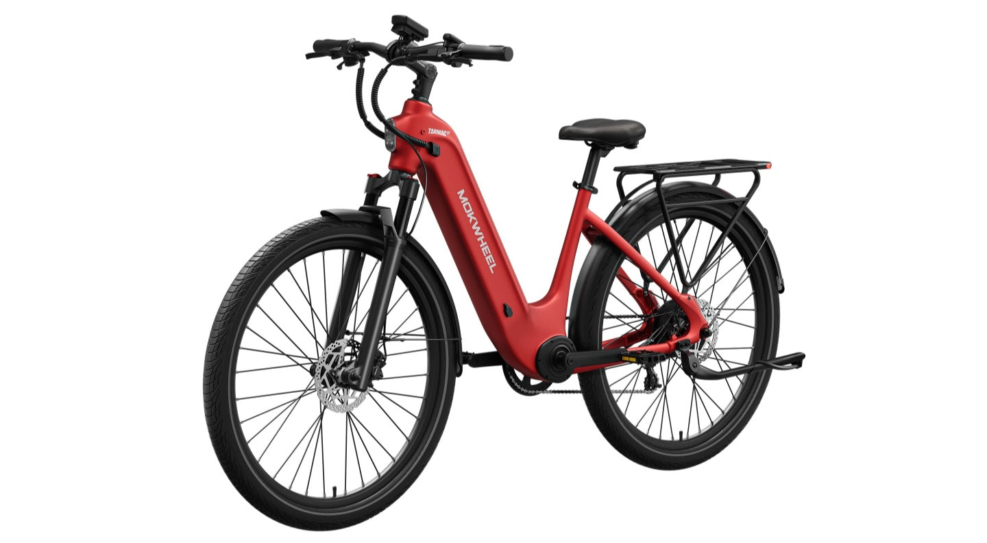 Tarmac ST E-Bike - Pickup Only - See description for details ( Front Suspension, Step Thru ) with Free Basic 5 Accessory Pack ( $355 Value for Free! ) ) with Free Basic 5 Accessory Pack ( $355 Value for Free! ) Includes Front/Back Fenders, & Rear Rack